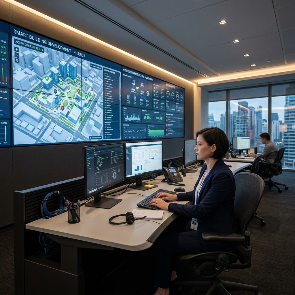 Managing multiple technologies across large developments
